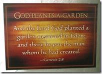 God Plants a Garden
