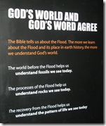God's World and God's Word Agree... ?